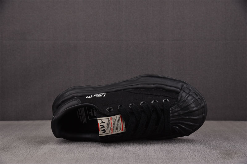 *기타 메종 미하라 야스히로 블레이키 OG 솔 캔버스 로우 스니커즈 블랙 레플리카 14번 이미지 - 신발 | 세미샵 레플리카 사이트