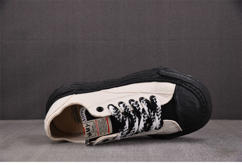 *기타 미하라 야스히로 피터슨23 OG 솔 캔버스 스니커즈 흰검 레플리카 12번 이미지 - 신발 | 세미샵 레플리카 사이트