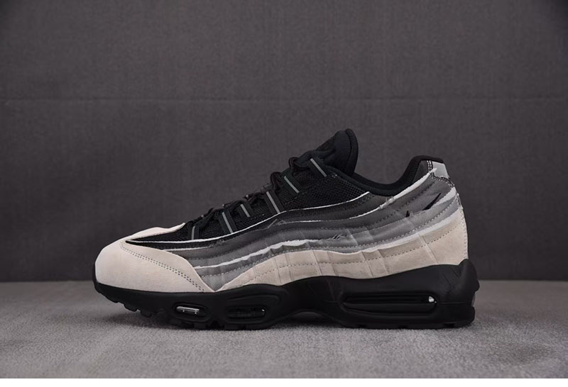Comme Des Garcons 나이키 x 꼼데가르송 에어맥스 95 블랙 그레이 CU8406-101 레플리카 2번 이미지 - 신발 | 세미샵 레플리카 사이트