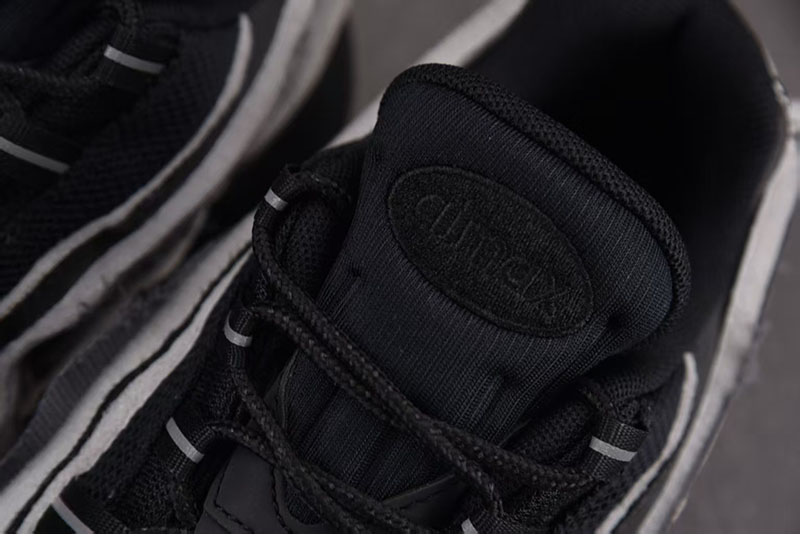 Comme Des Garcons 나이키 x 꼼데가르송 에어맥스 95 블랙 그레이 CU8406-101 레플리카 10번 이미지 - 신발 | 세미샵 레플리카 사이트