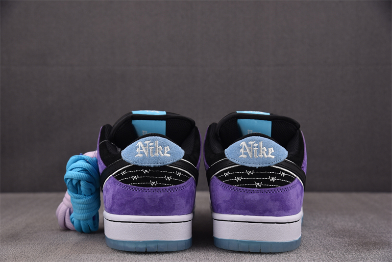 Nike 나이키 SB 덩크 로우 프로 x 헤일리 윌슨 블랙 앤 코트 퍼플 HJ0513-500 레플리카 6번 이미지 - 신발 | 세미샵 레플리카 사이트