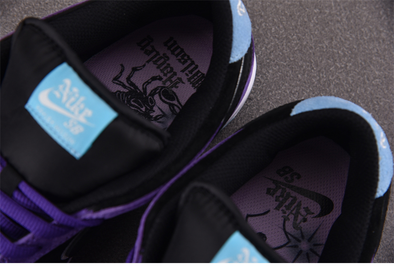 Nike 나이키 SB 덩크 로우 프로 x 헤일리 윌슨 블랙 앤 코트 퍼플 HJ0513-500 레플리카 11번 이미지 - 신발 | 세미샵 레플리카 사이트