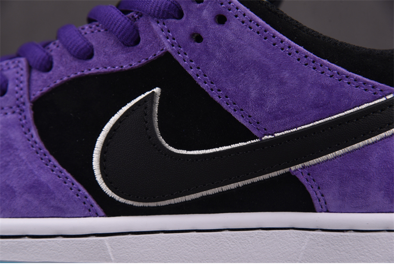 Nike 나이키 SB 덩크 로우 프로 x 헤일리 윌슨 블랙 앤 코트 퍼플 HJ0513-500 레플리카 13번 이미지 - 신발 | 세미샵 레플리카 사이트