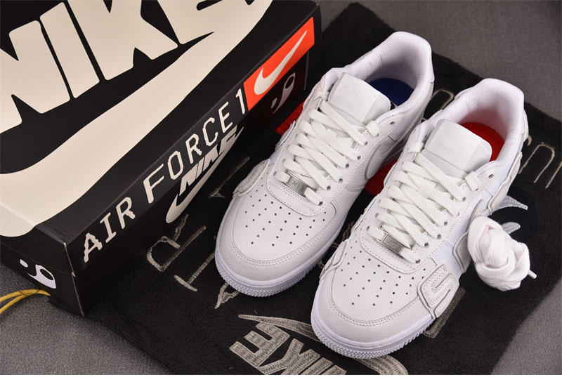 Nike 나이키 x CPFM 에어포스 1 로우 프리미엄 화이트 DD7050-100 레플리카 4번 이미지 - 신발 | 세미샵 레플리카 사이트