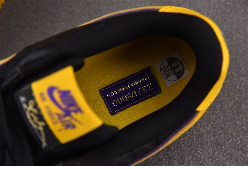 Nike 나이키 x 코비 브라이언트 에어포스 1 레이커스 어웨이 블랙 HV5122-001 레플리카 11번 이미지 - 신발 | 세미샵 레플리카 사이트