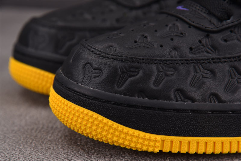 Nike 나이키 x 코비 브라이언트 에어포스 1 레이커스 어웨이 블랙 HV5122-001 레플리카 12번 이미지 - 신발 | 세미샵 레플리카 사이트