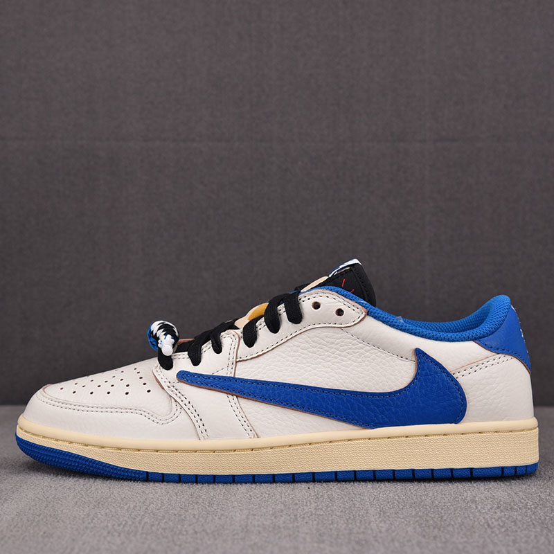 Nike 나이키 x 트래비스 스캇 에어조던1 로우 OG SP 세일 밀리터리 블루 DM7866-104 레플리카 1번 이미지 - 신발 | 세미샵 레플리카 사이트