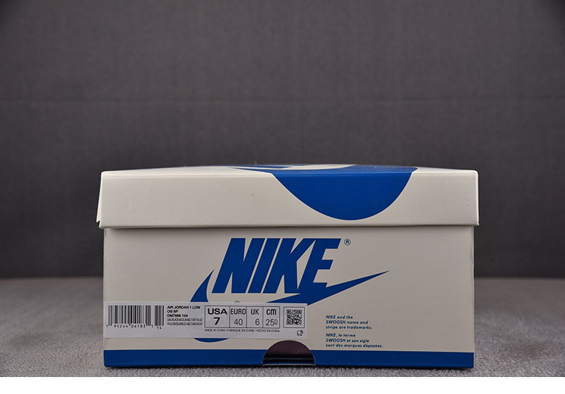 Nike 나이키 x 트래비스 스캇 에어조던1 로우 OG SP 세일 밀리터리 블루 DM7866-104 레플리카 9번 이미지 - 신발 | 세미샵 레플리카 사이트