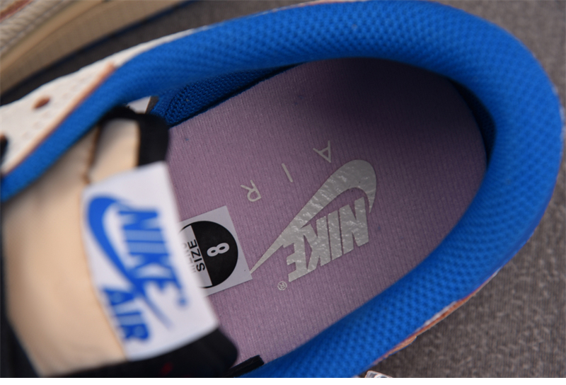 Nike 나이키 x 트래비스 스캇 에어조던1 로우 OG SP 세일 밀리터리 블루 DM7866-104 레플리카 11번 이미지 - 신발 | 세미샵 레플리카 사이트