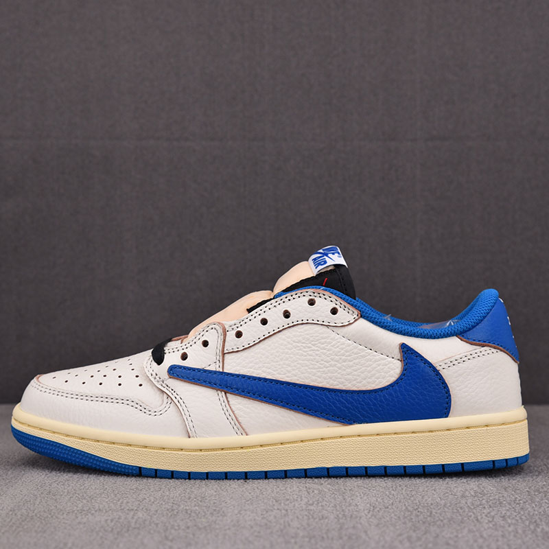 Nike 나이키 x 트레비스 스캇 에어조던1 로우 OG SP 밀리터리 블루 DM7866-104 레플리카 1번 이미지 - 신발 | 세미샵 레플리카 사이트