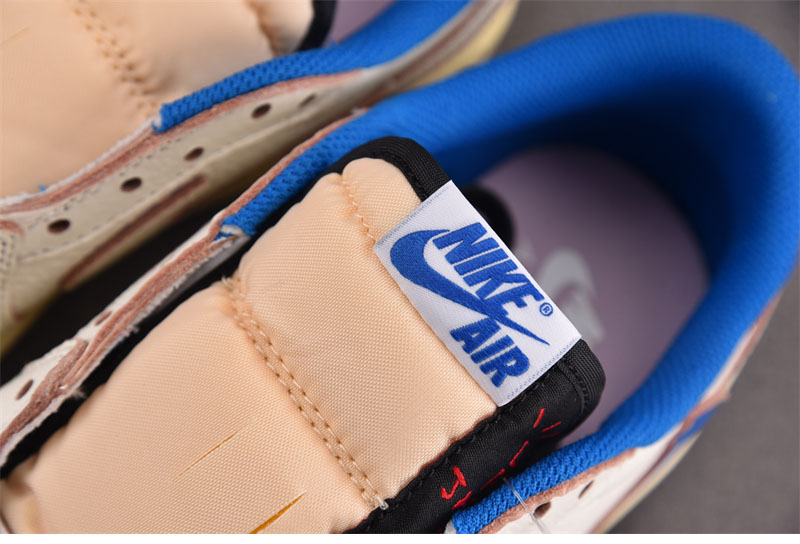 Nike 나이키 x 트레비스 스캇 에어조던1 로우 OG SP 밀리터리 블루 DM7866-104 레플리카 10번 이미지 - 신발 | 세미샵 레플리카 사이트