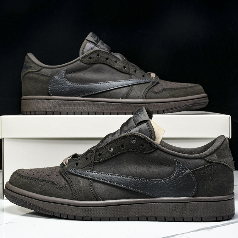 Nike 나이키 에어조던1 x 트레비스 스캇 OG SP “벨벳 브라운” 레플리카 1번 이미지 - 신발 | 세미샵 레플리카 사이트