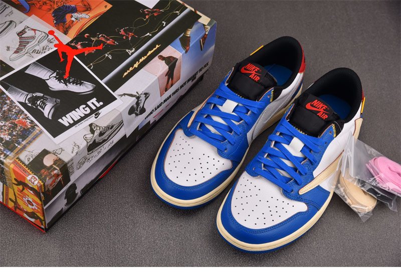 Nike 나이키 에어조던 1 x 트래비스 스캇 x 프라그먼트 레트로 로우 OG UN DM7866-111 레플리카 8번 이미지 - 신발 | 세미샵 레플리카 사이트