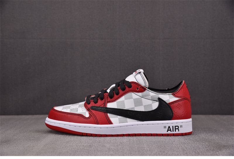 Nike 나이키 커스텀 에어조던 1 로우 x 루이비통 x 트래비스 스캇 DZ2403-006 레플리카 6번 이미지 - 신발 | 세미샵 레플리카 사이트