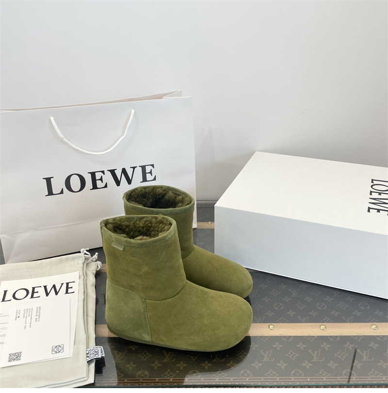 로에베 로에베 로고 스웨이드 앵클 부츠 레플리카 6번 이미지 - 신발 | 세미샵 레플리카 사이트