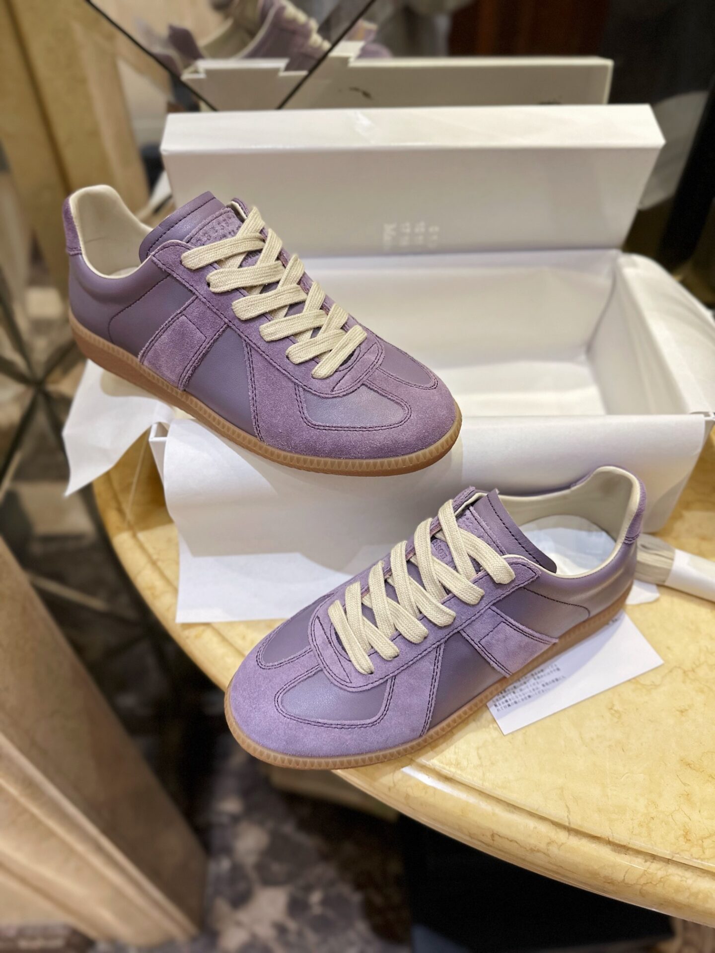 마르지엘라 레플리카 로우탑 라일락 스니커즈 “35SIZE – 40SIZE” - 상세 이미지