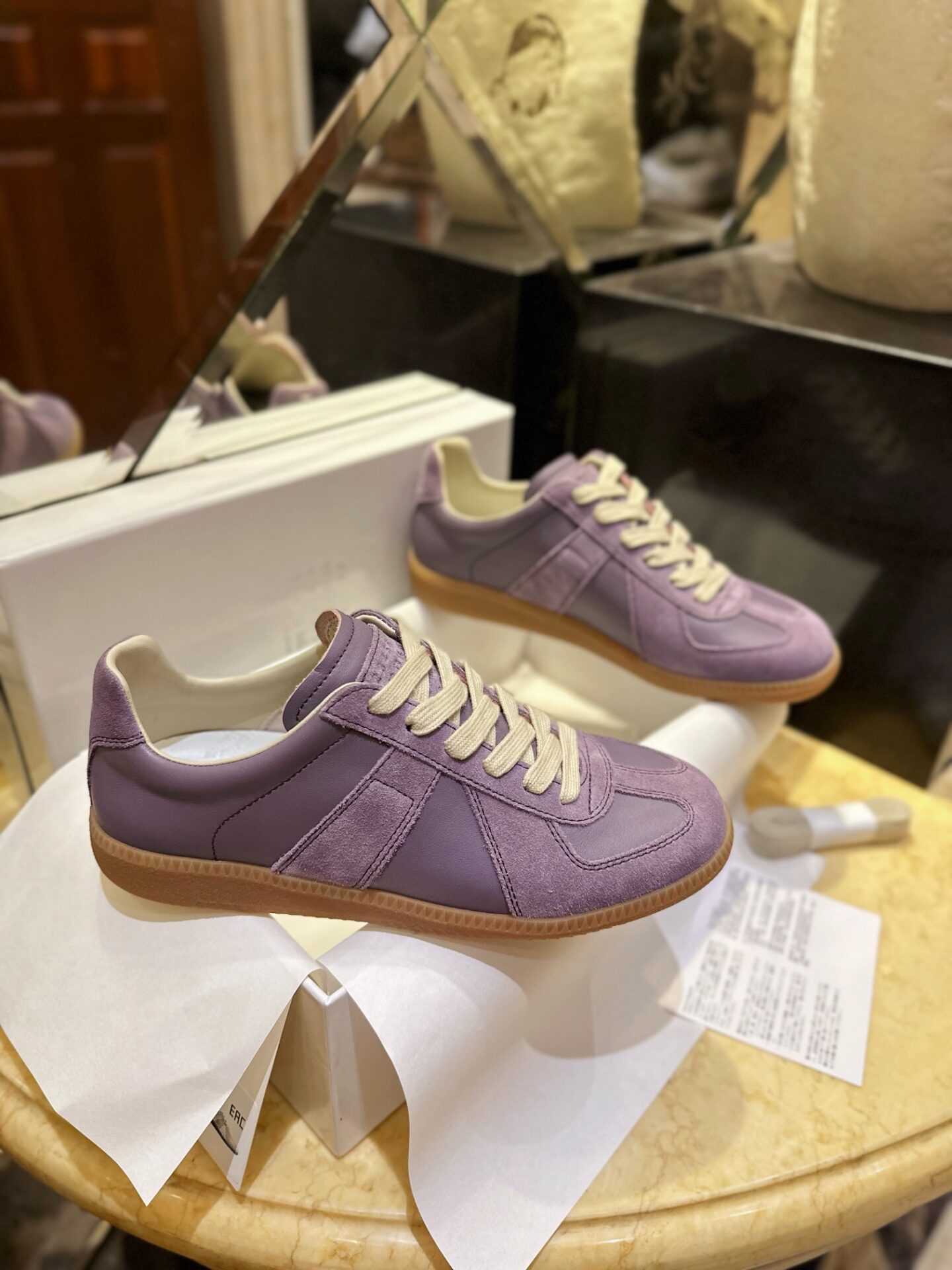 마르지엘라 레플리카 로우탑 라일락 스니커즈 “35SIZE – 40SIZE” - 상세 이미지