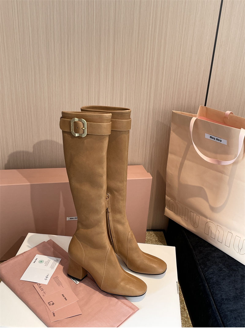 미우미우 미우미우 버클 장식 롱 부츠 레플리카 16번 이미지 - 신발 | 세미샵 레플리카 사이트