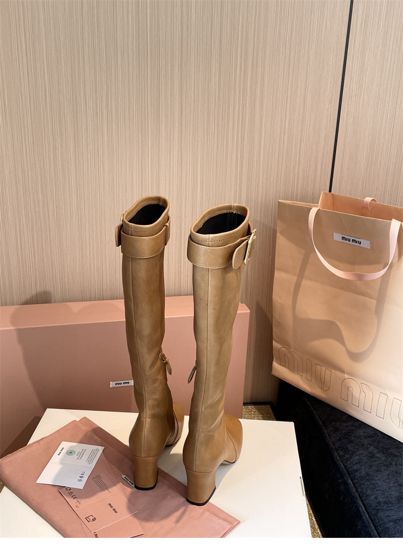 미우미우 미우미우 버클 장식 롱 부츠 레플리카 8번 이미지 - 신발 | 세미샵 레플리카 사이트