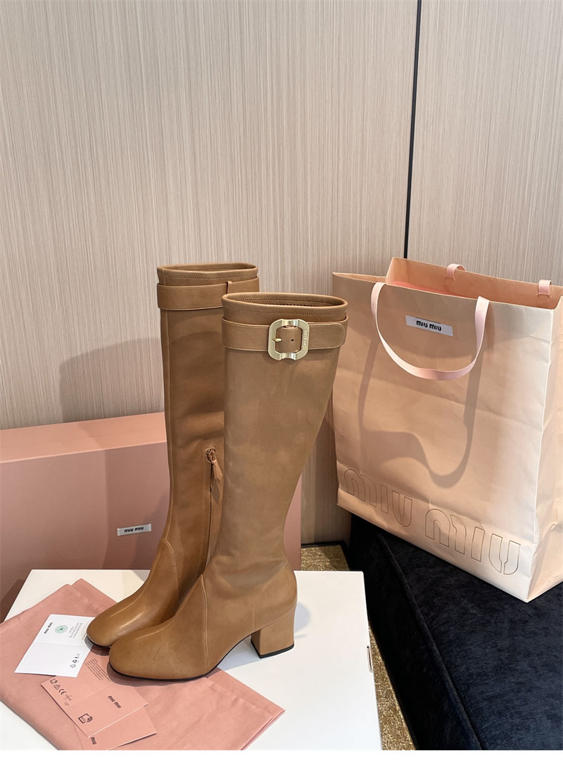 미우미우 미우미우 버클 장식 롱 부츠 레플리카 21번 이미지 - 신발 | 세미샵 레플리카 사이트