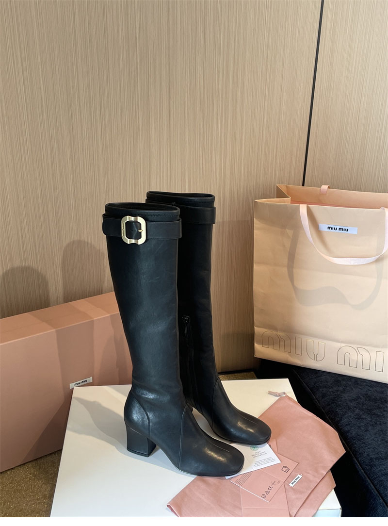 미우미우 미우미우 버클 장식 롱 부츠 레플리카 17번 이미지 - 신발 | 세미샵 레플리카 사이트