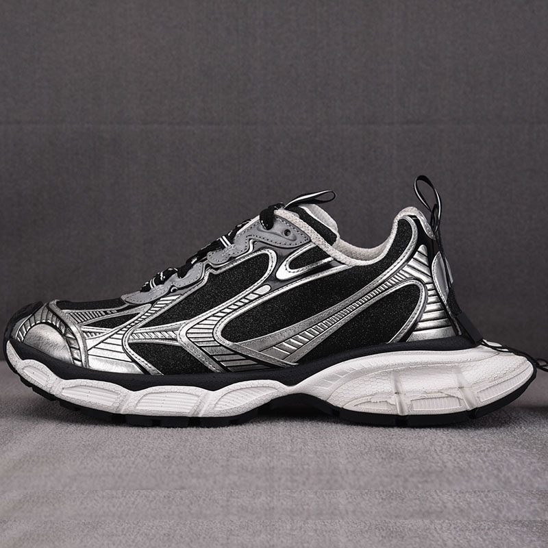 발렌시아가 3XL 원아웃 이팩트 스니커즈 블랙 실버