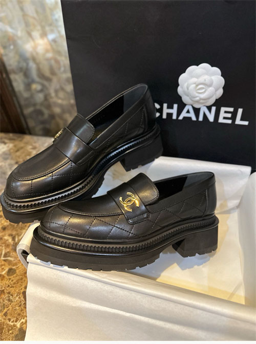 C H A N E L 샤넬 23A CC 가죽 로퍼 레플리카 9번 이미지 - 신발 | 세미샵 레플리카 사이트
