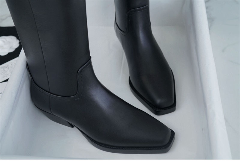 샤넬 샤넬 23s CC 로고 카우보이 롱 부츠 레플리카 12번 이미지 - 신발 | 세미샵 레플리카 사이트