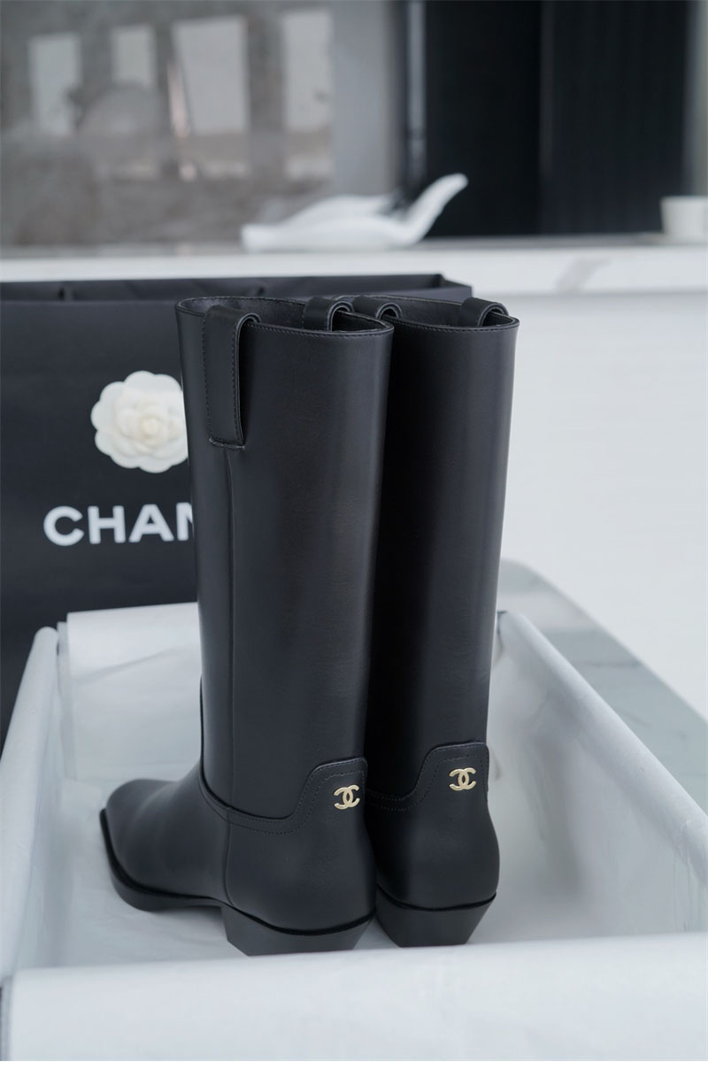 샤넬 샤넬 23s CC 로고 카우보이 롱 부츠 레플리카 13번 이미지 - 신발 | 세미샵 레플리카 사이트