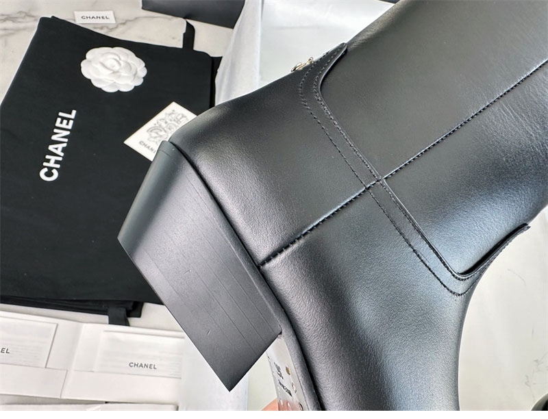 샤넬 샤넬 23s CC 로고 카우보이 롱 부츠 레플리카 19번 이미지 - 신발 | 세미샵 레플리카 사이트