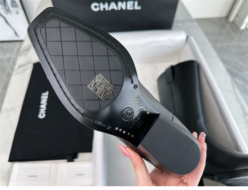 샤넬 샤넬 23s CC 로고 카우보이 롱 부츠 레플리카 11번 이미지 - 신발 | 세미샵 레플리카 사이트