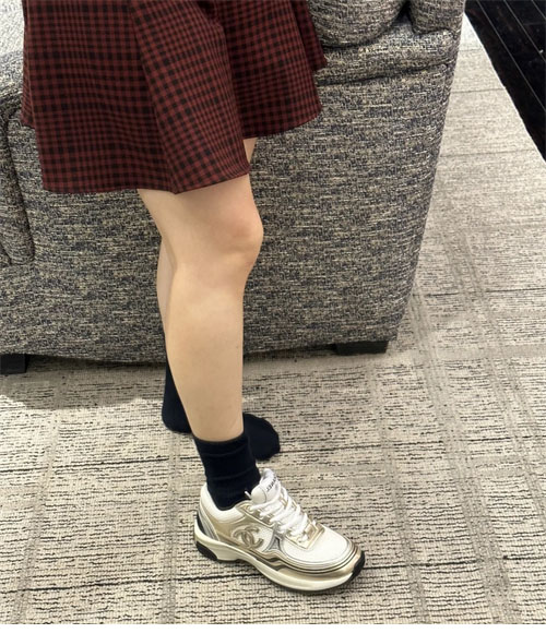 C H A N E L 샤넬 24C CC로고 크루즈 스니커즈 레플리카 3번 이미지 - 신발 | 세미샵 레플리카 사이트