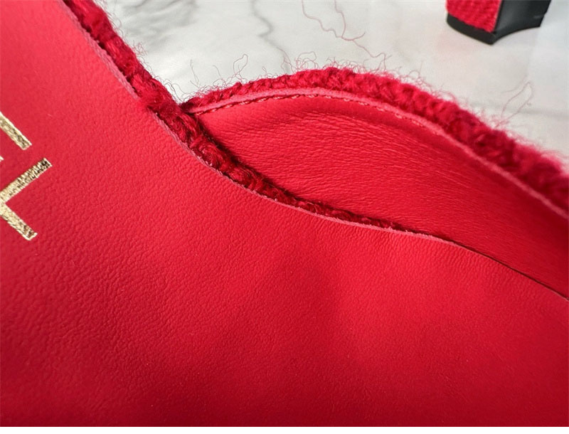 샤넬 샤넬 25A CC 트위드 슬링백 힐（TJ공장） 레플리카 16번 이미지 - 신발 | 세미샵 레플리카 사이트