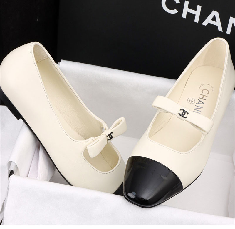 샤넬 샤넬 25B 메리 제인 발레리나 플랫 슈즈 레플리카 4번 이미지 - 신발 | 세미샵 레플리카 사이트
