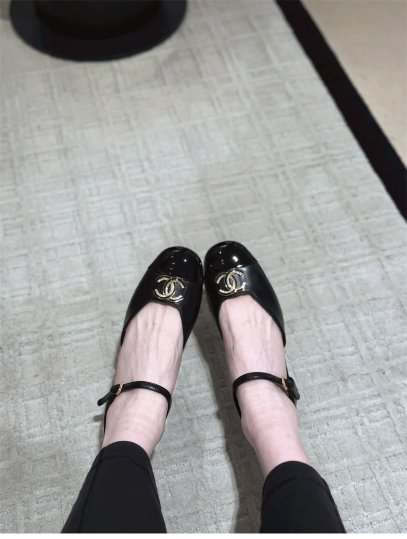 샤넬 샤넬 25P CC로고 슬링백 메리제인 플랫 샌들 （터보） 레플리카 6번 이미지 - 신발 | 세미샵 레플리카 사이트