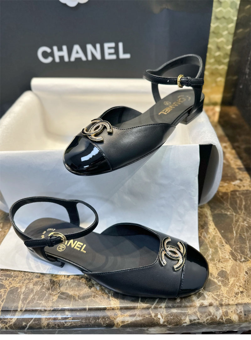 샤넬 샤넬 25P CC로고 슬링백 메리제인 플랫 샌들 （터보） 레플리카 12번 이미지 - 신발 | 세미샵 레플리카 사이트