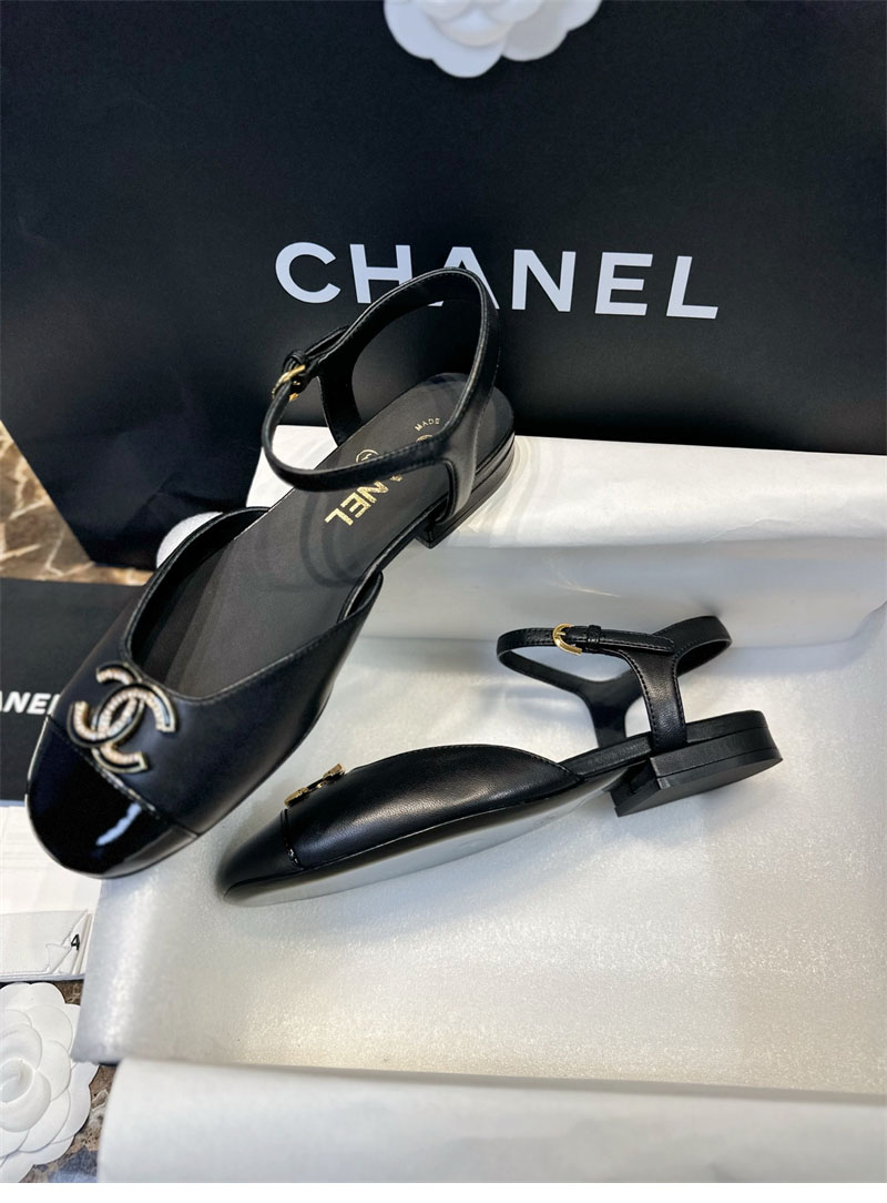 샤넬 샤넬 25P CC로고 슬링백 메리제인 플랫 샌들 （터보） 레플리카 20번 이미지 - 신발 | 세미샵 레플리카 사이트