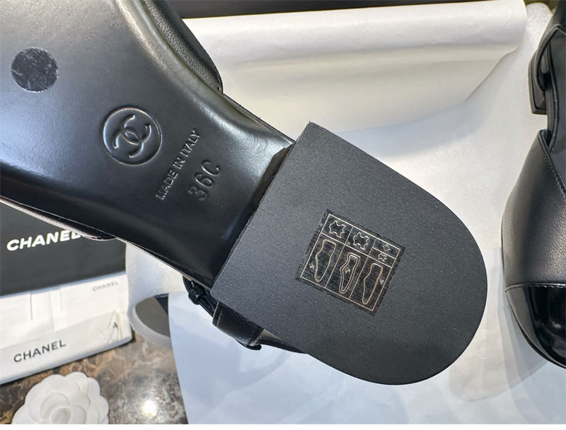 샤넬 샤넬 25P CC로고 슬링백 메리제인 플랫 샌들 （터보） 레플리카 15번 이미지 - 신발 | 세미샵 레플리카 사이트