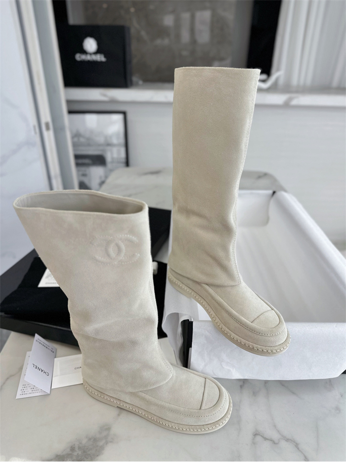 C H A N E L 샤넬 25c CC로고 스웨이드 롱 부츠 레플리카 7번 이미지 - 신발 | 세미샵 레플리카 사이트