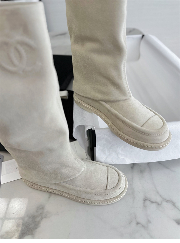 C H A N E L 샤넬 25c CC로고 스웨이드 롱 부츠 레플리카 8번 이미지 - 신발 | 세미샵 레플리카 사이트