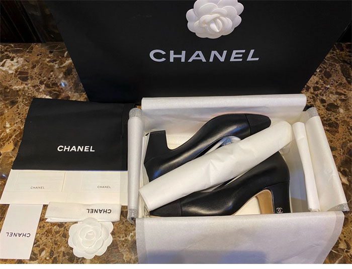 C H A N E L 샤넬 cc로고 통굽 펌프스 레플리카 3번 이미지 - 신발 | 세미샵 레플리카 사이트