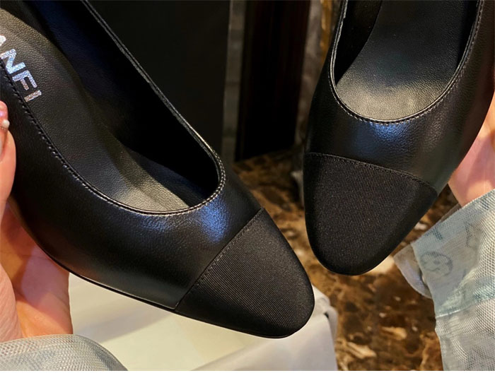 C H A N E L 샤넬 cc로고 통굽 펌프스 레플리카 5번 이미지 - 신발 | 세미샵 레플리카 사이트