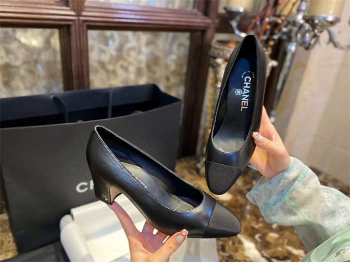 C H A N E L 샤넬 cc로고 통굽 펌프스 레플리카 6번 이미지 - 신발 | 세미샵 레플리카 사이트