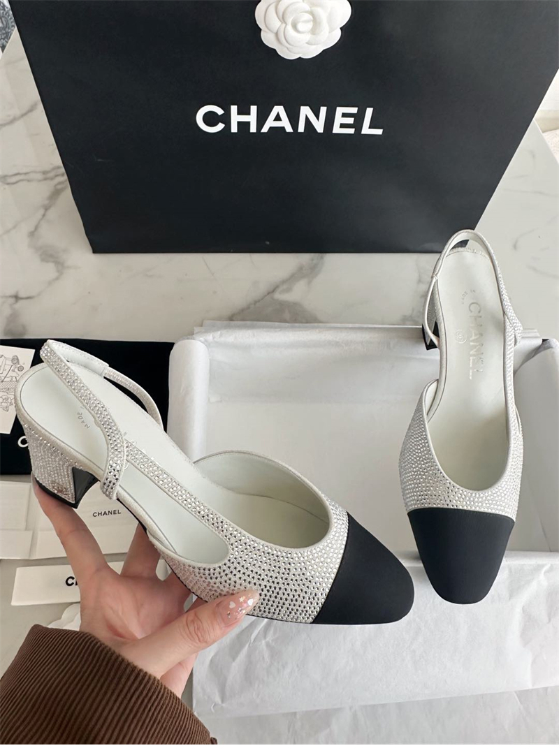 샤넬 샤넬 스트라스 투톤 슬링백 레플리카 13번 이미지 - 신발 | 세미샵 레플리카 사이트