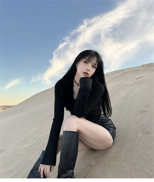 샤넬 카프스킨 하이 부츠 (TJ공장) - 상세 이미지