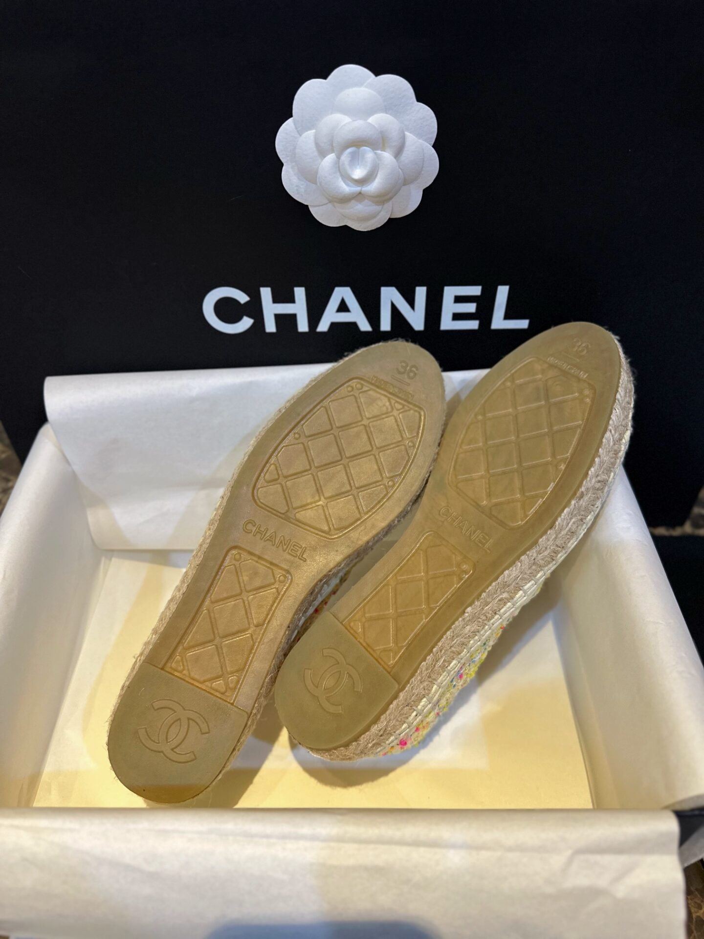 샤넬 트위드 멀티컬러 에스파듀 “35SIZE – 41SIZE” - 상세 이미지