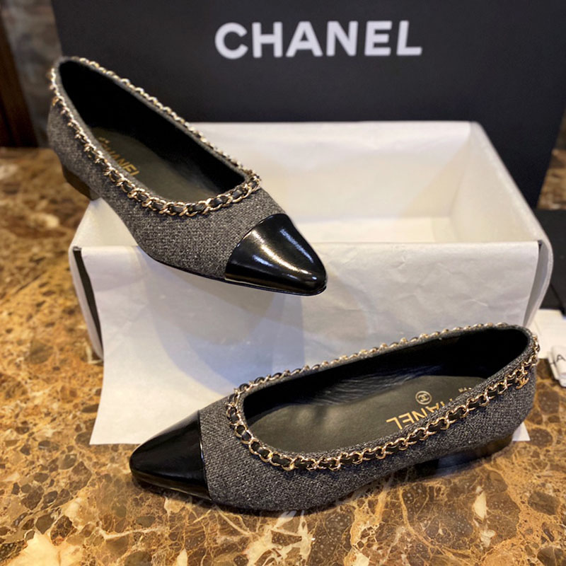 C H A N E L 샤넬 트위드 메리제인 플랫 슈즈 레플리카 1번 이미지 - 신발 | 세미샵 레플리카 사이트