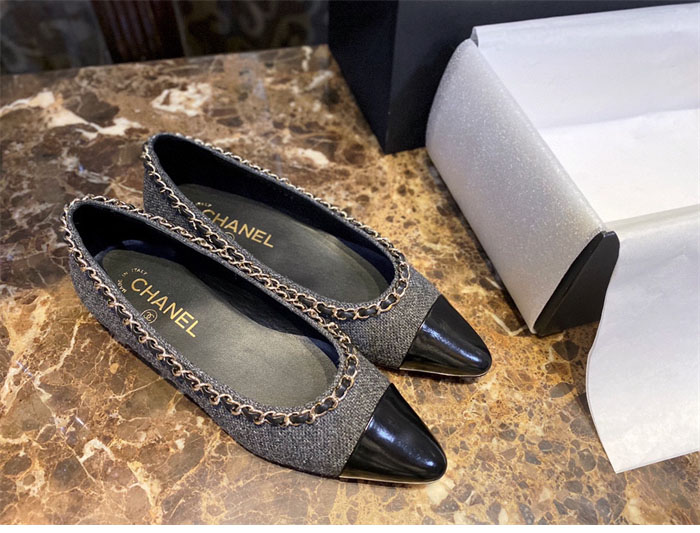 C H A N E L 샤넬 트위드 메리제인 플랫 슈즈 레플리카 7번 이미지 - 신발 | 세미샵 레플리카 사이트