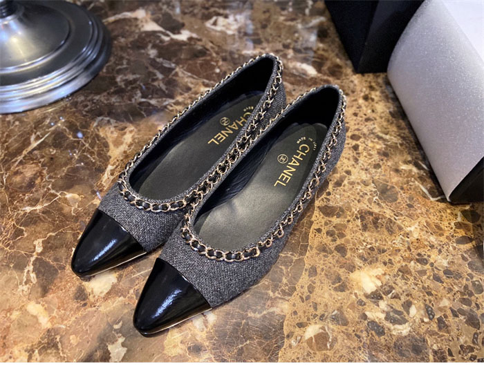 C H A N E L 샤넬 트위드 메리제인 플랫 슈즈 레플리카 8번 이미지 - 신발 | 세미샵 레플리카 사이트