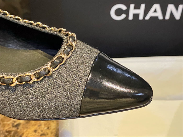 C H A N E L 샤넬 트위드 메리제인 플랫 슈즈 레플리카 12번 이미지 - 신발 | 세미샵 레플리카 사이트